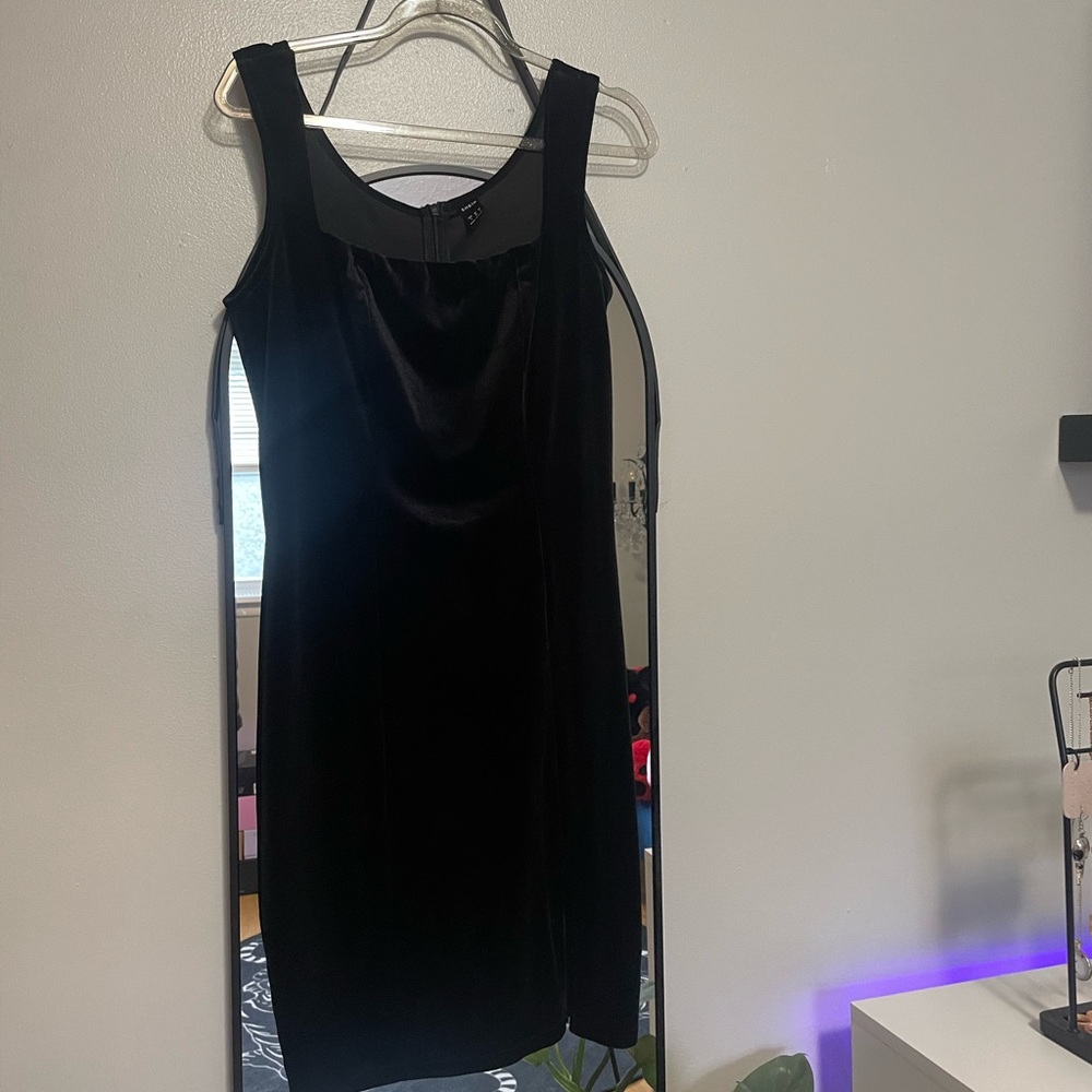 Black Velvet mini dress